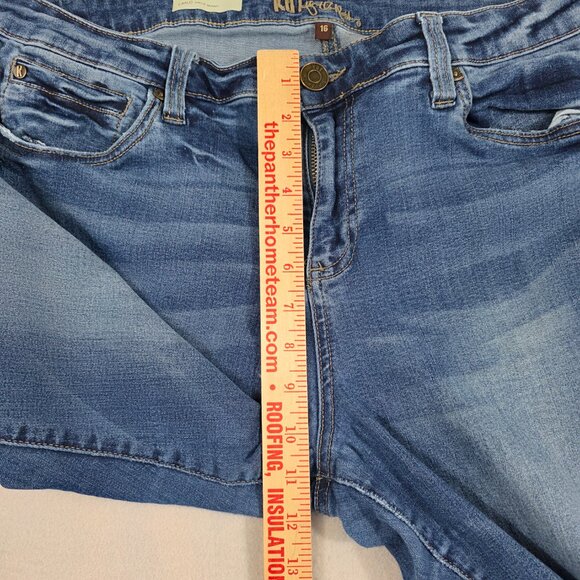 KUT from the Kloth Jeans Womens 16 Blue Denim Carlo Ankle Skinny High-Rise - Picture 8 of 12